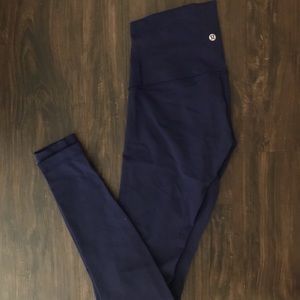Size 4 lululemon royal blue leggings